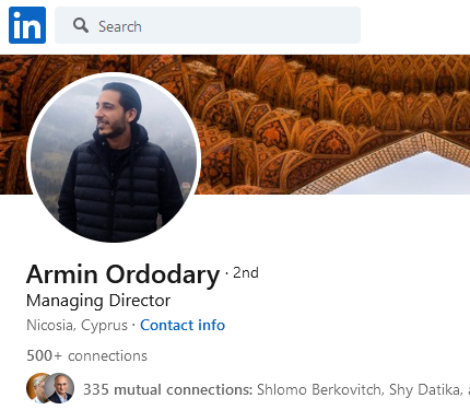 Armin Ordodary on LinkedIn